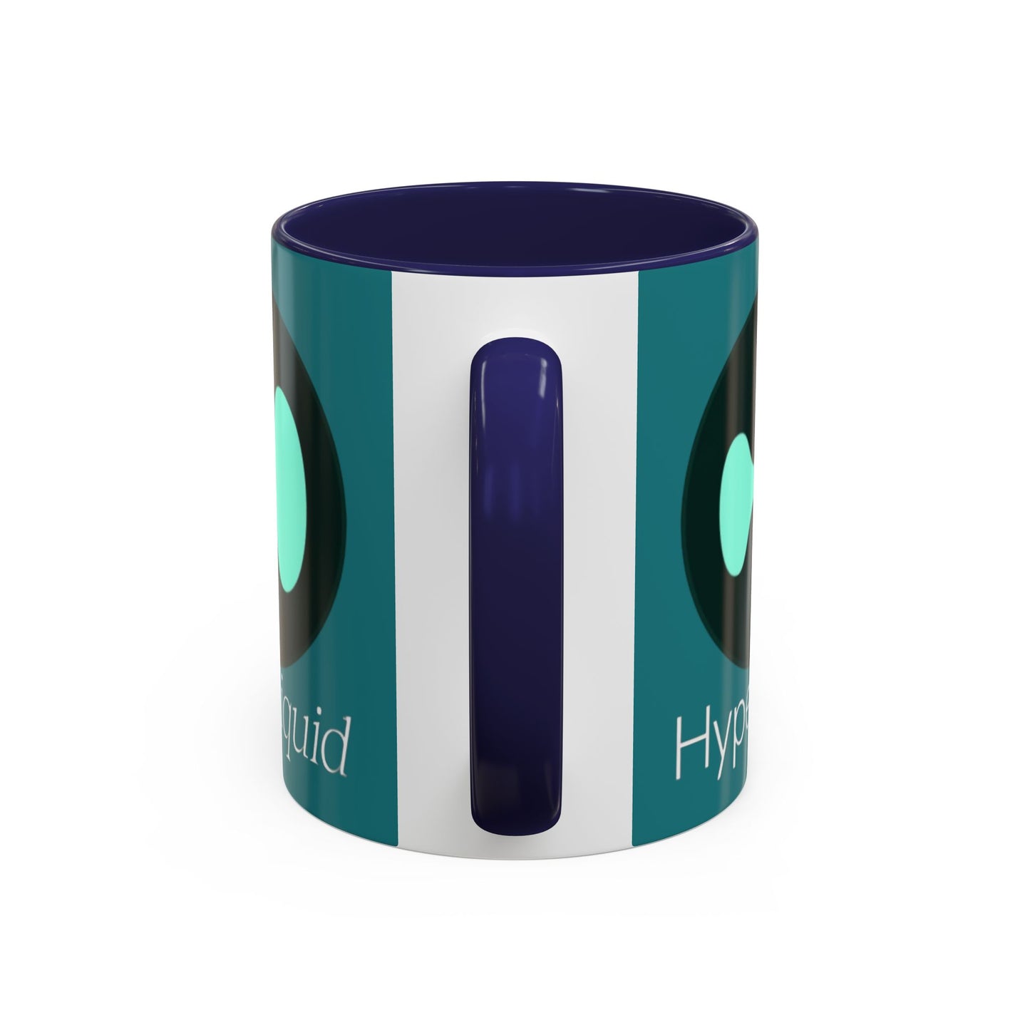 Hyperliquid White font Hyperliquid Accent Mug by cypherpunkgear.com