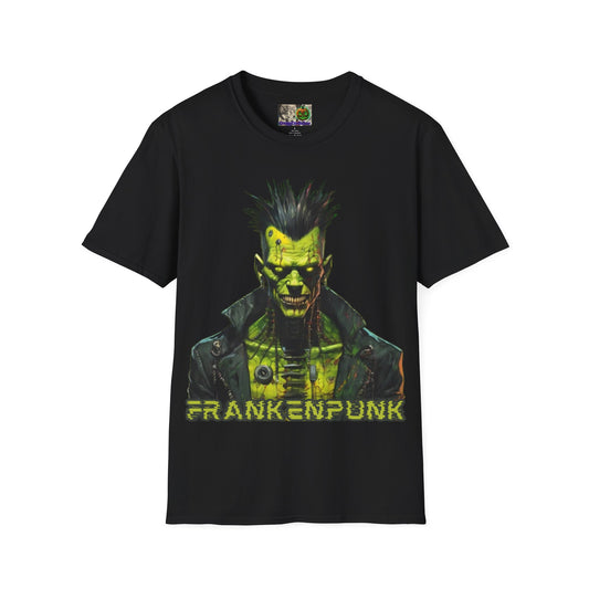Frankenpunk Dark colors Unisex T-Shirt by CreepyCrafts.boo