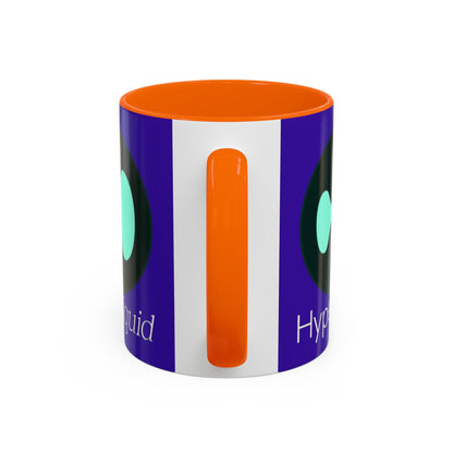 Hyperliquid White font Dark Purple Accent Mug by cypherpunkgear.com