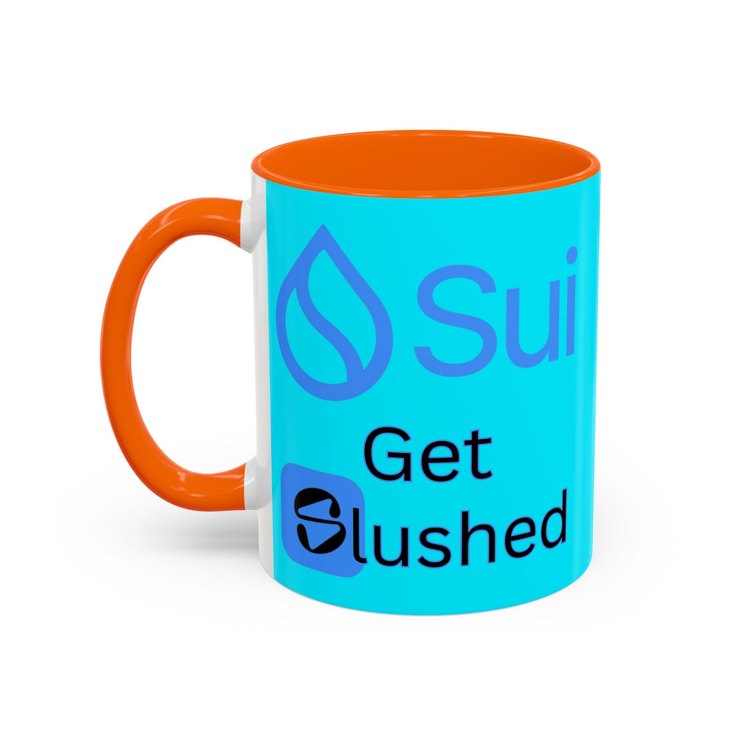 Sui: Get Slushed Light Blue Accent Mug by cypherpunkgear.com