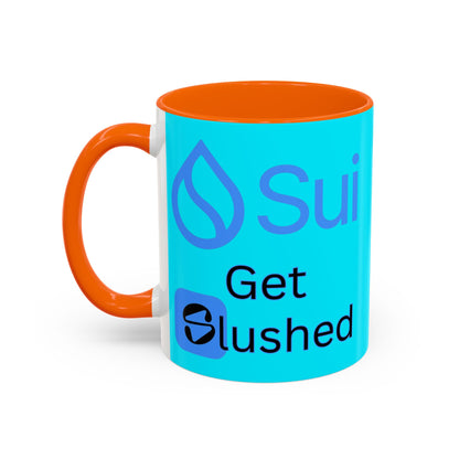 Sui: Get Slushed Light Blue Accent Mug by cypherpunkgear.com