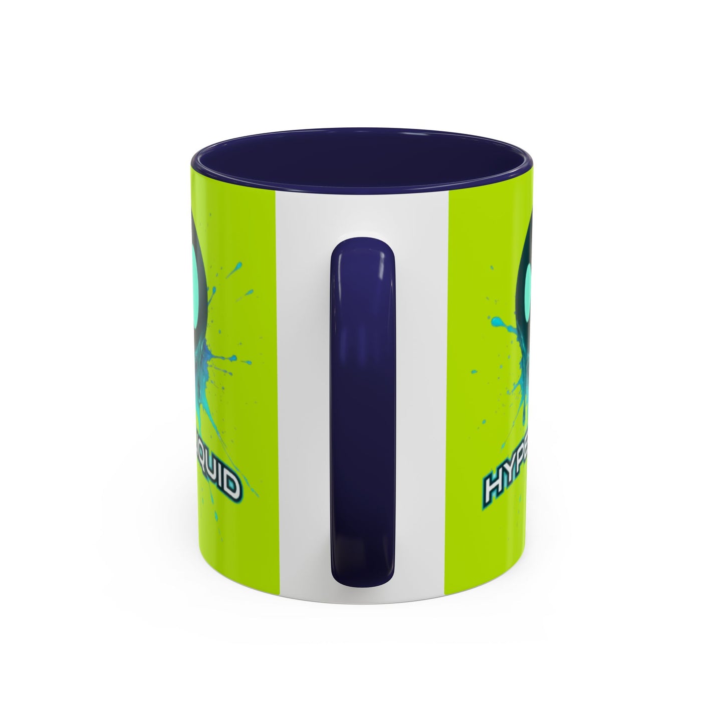 HYPE Drip Yellow Accent Mug by cypherpunkgear.com