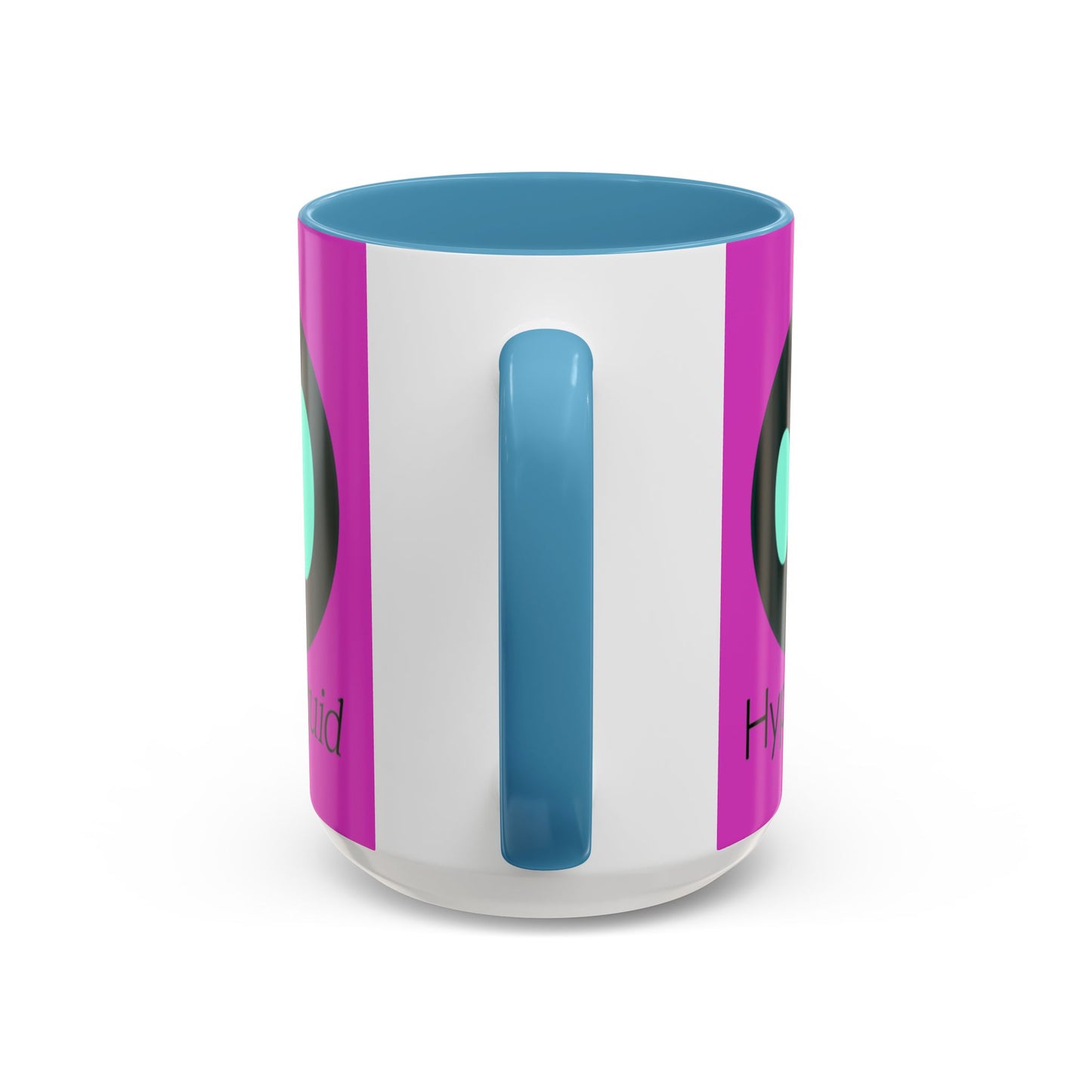 Hyperliquid Black font Pink Accent Mug by cypherpunkgear.com