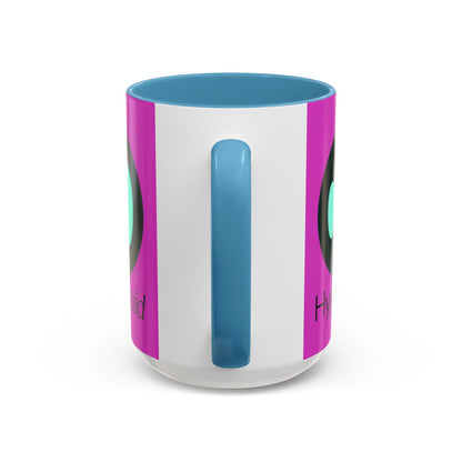 Hyperliquid Black font Pink Accent Mug by cypherpunkgear.com
