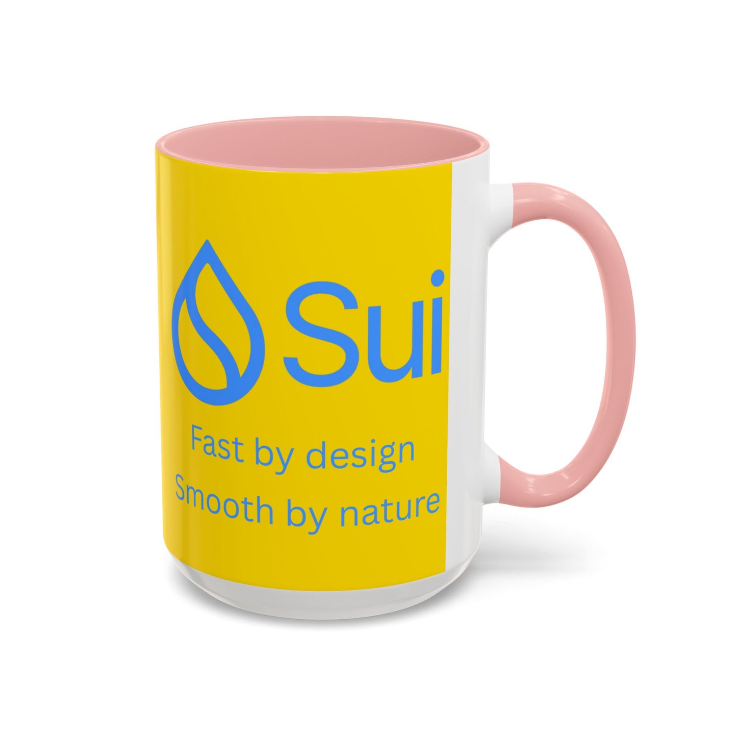 SUI Yellow Accent Mug by cypherpunkgear.com