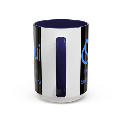 SUI Black Accent Mug by cypherpunkgear.com