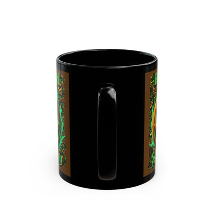 Blessed Samhain Green Jack Brown Mug by CreepyCrafts.boo