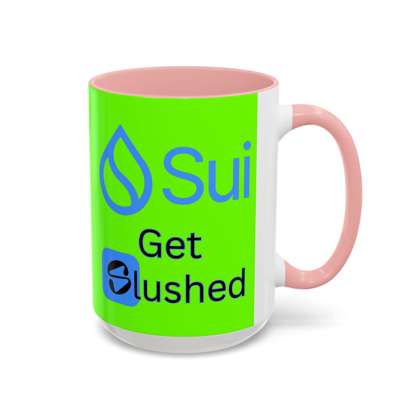 Sui: Get Slushed Green Accent Mug by cypherpunkgear.com