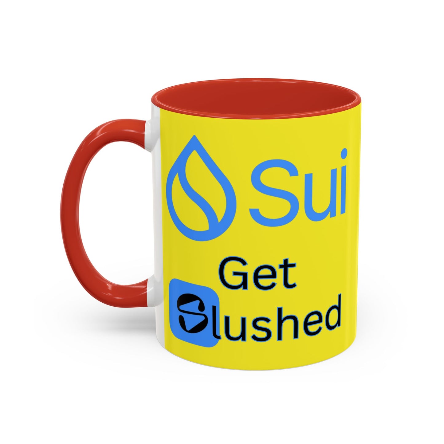 Sui: Get Slushed Yellow Accent Mug by cypherpunkgear.com