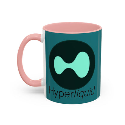 Hyperliquid Black font Hyperliquid Accent Mug by cypherpunkgear.com