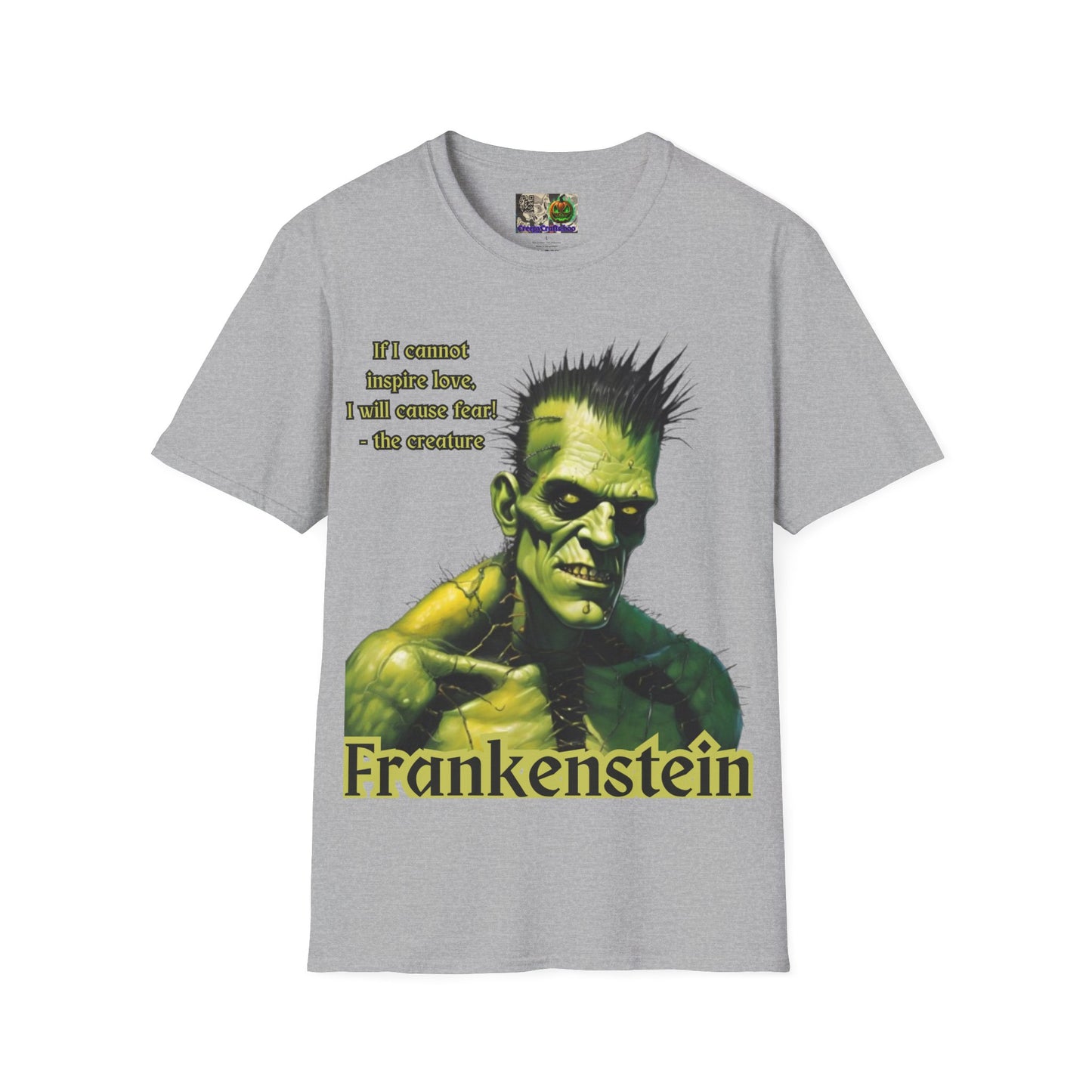 Frankenstein's Creature Light colors Unisex T-Shirt by CreepyCrafts.boo