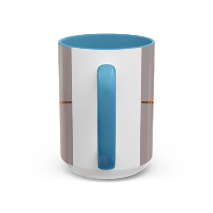 Hazel Hex Grey Accent Mug by CreepyCrafts.boo