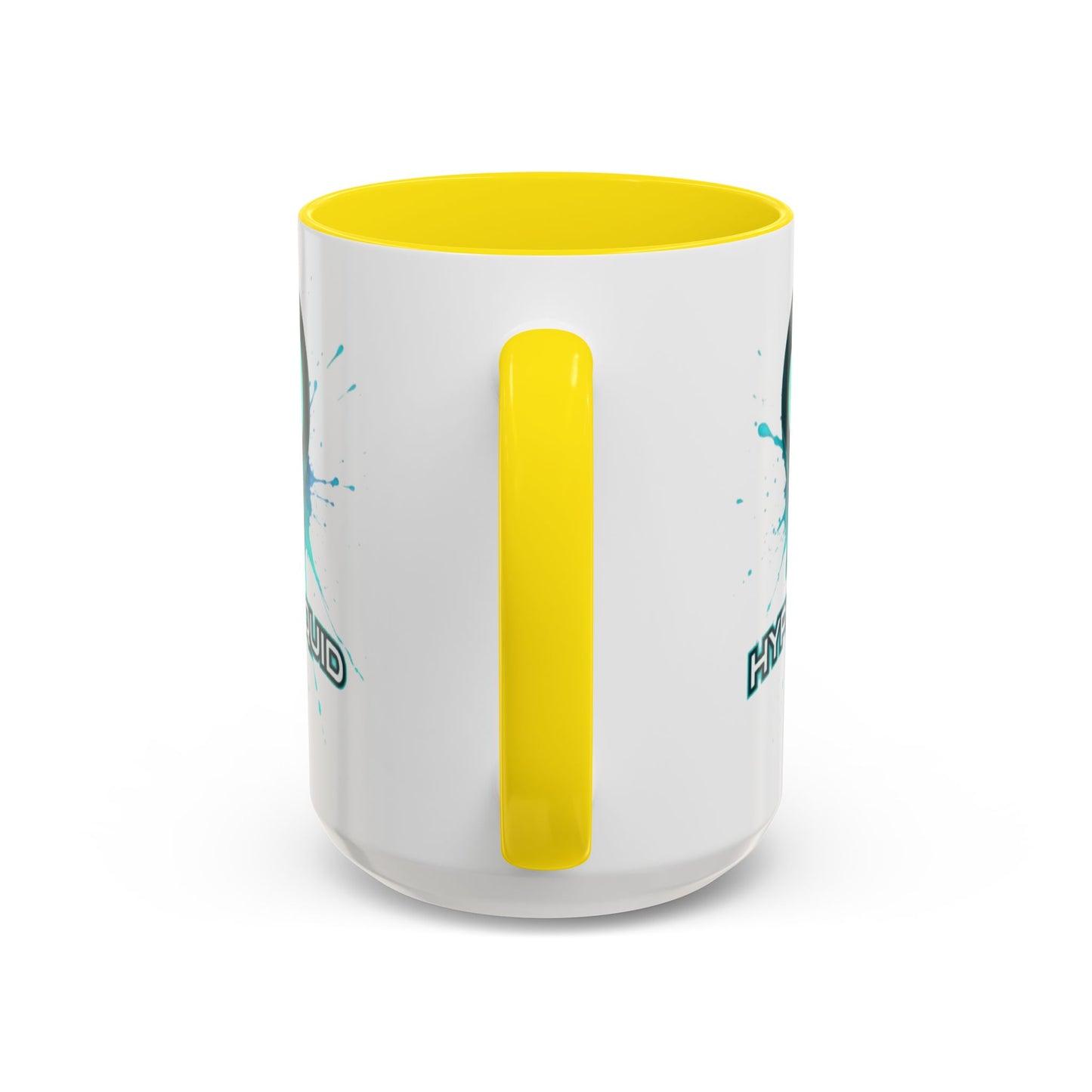 HYPE Drip White Accent Mug by cypherpunkgear.com