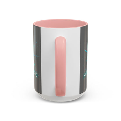 HYPE Drip Grey Accent Mug by cypherpunkgear.com