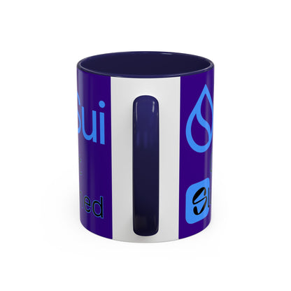 Sui: Get Slushed Purple Accent Mug by cypherpunkgear.com