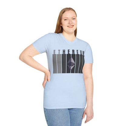 Ethereum (ETH) Light colors Unisex T-Shirt by cypherpunkgear.com