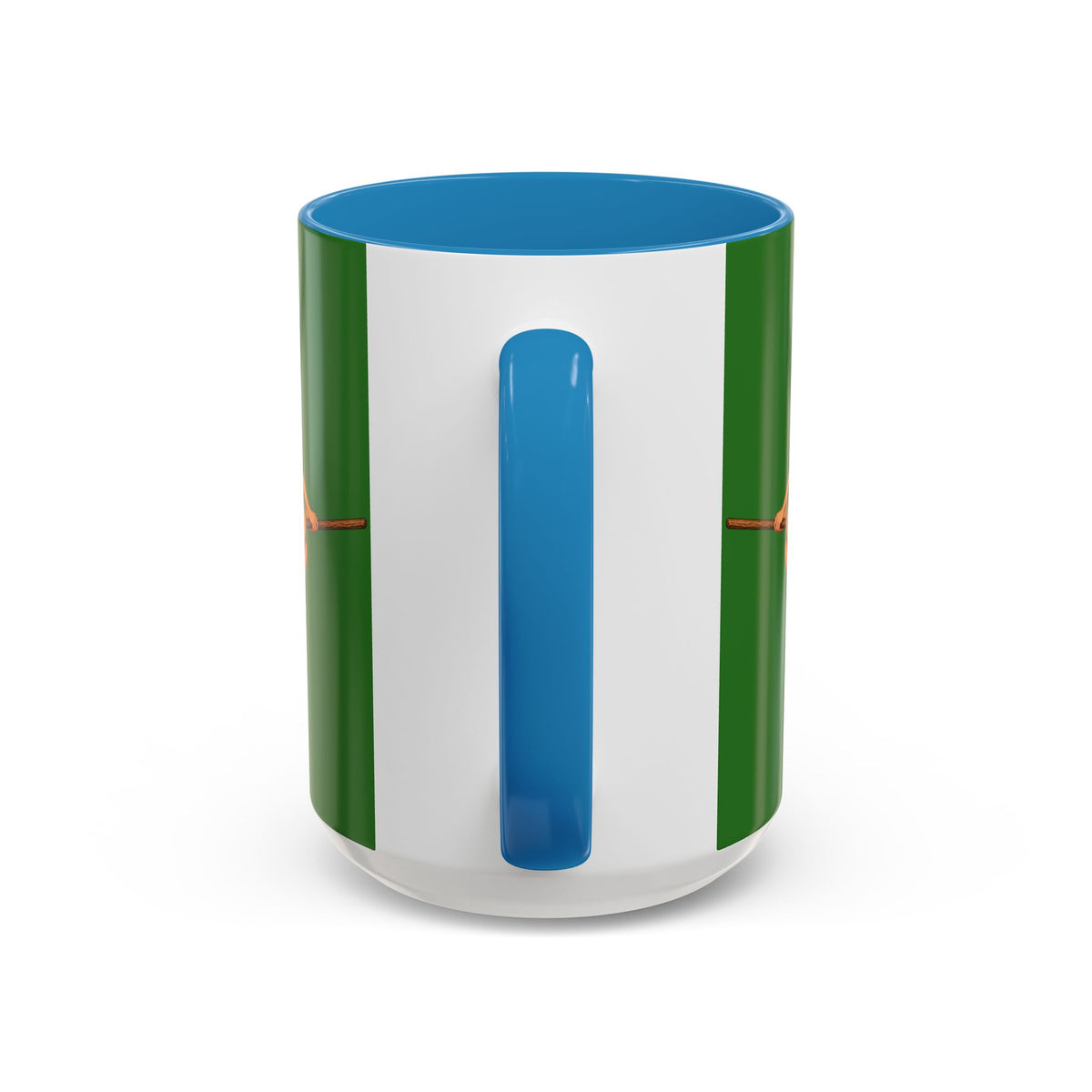 Hazel Hex Green Accent Mug by CreepyCrafts.boo