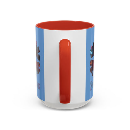 Snowpunk Accent Mug by cypherpunkgear