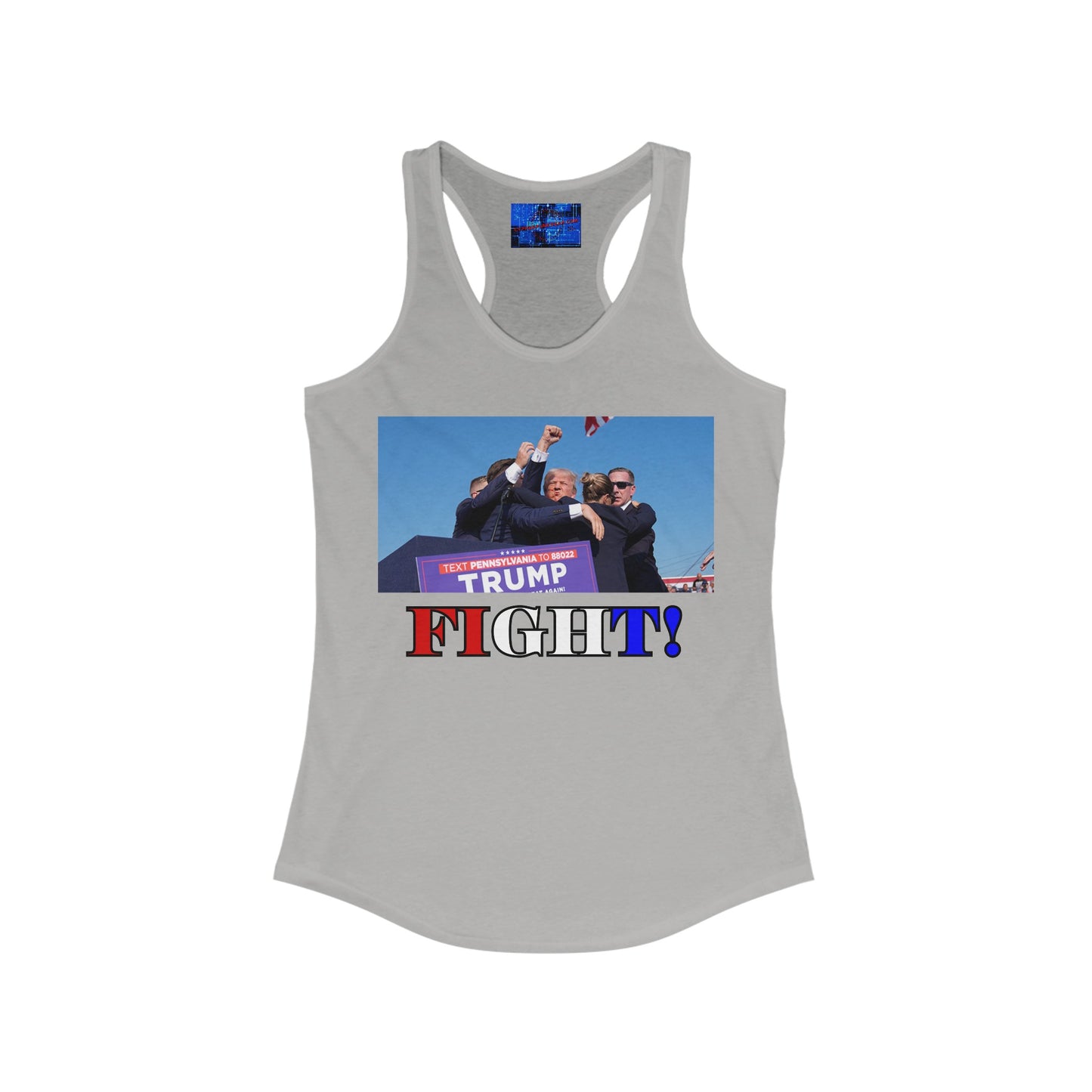 Fight! Women's Racerback Tank Top by cypherpunkgear