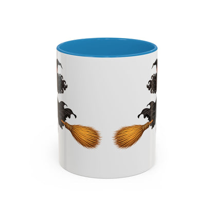 Velvet Vex White Accent Mug by CreepyCrafts.boo