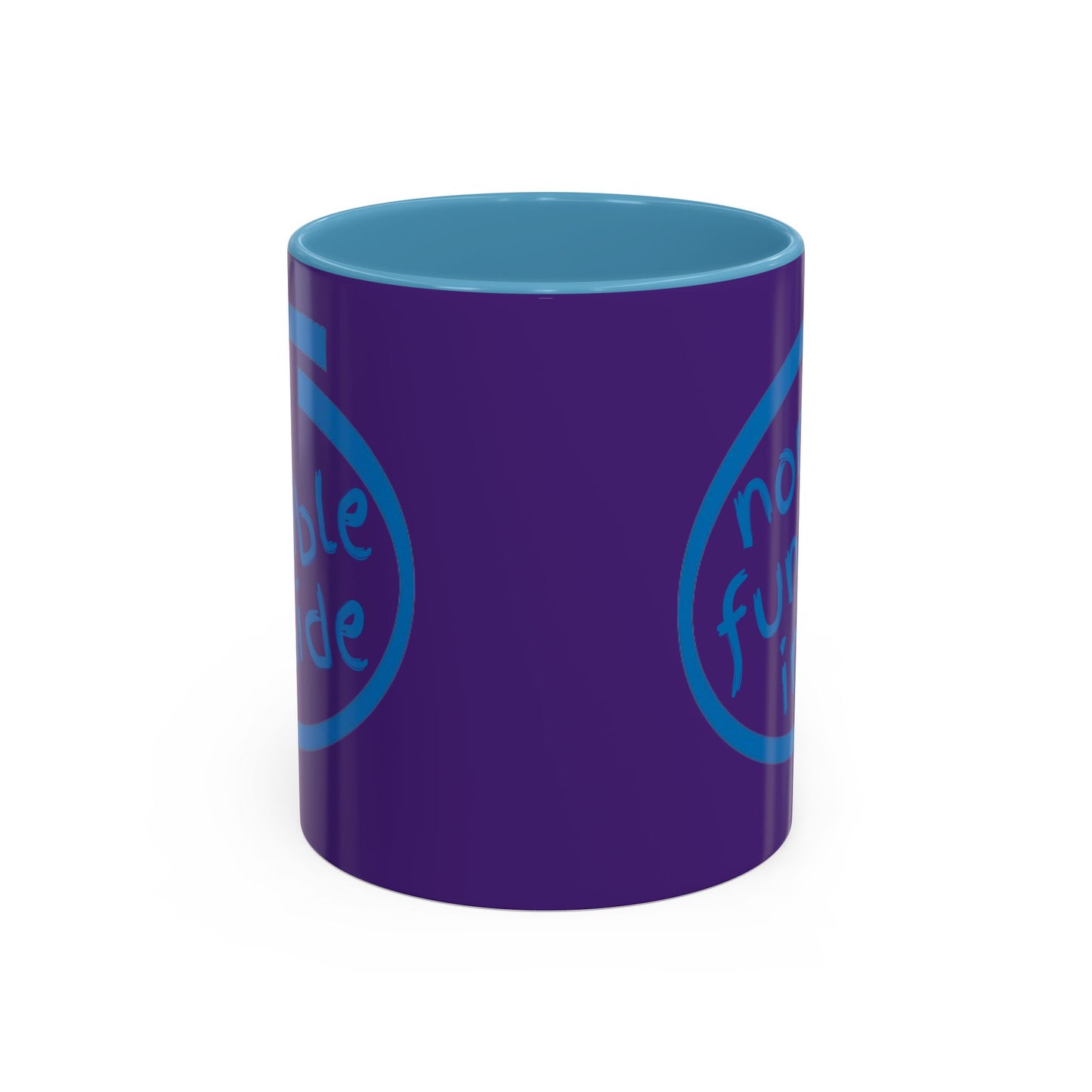 Non-Fungible Inside Purple Accent Mug by cypherpunkgear.com