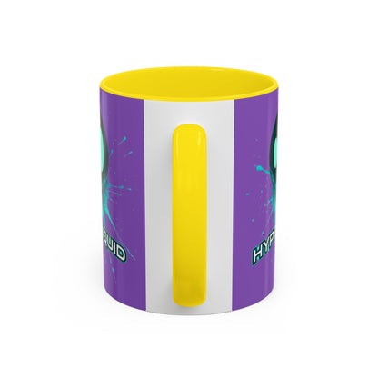 HYPE Drip Light Purple Accent Mug by cypherpunkgear.com