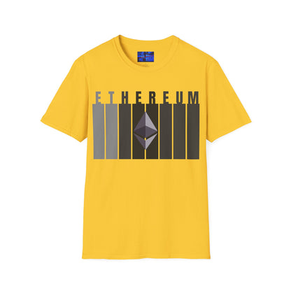 Ethereum (ETH) Light colors Unisex T-Shirt by cypherpunkgear.com