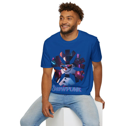 Snowpunk Dark colors Unisex T-Shirt by cypherpunkgear.com