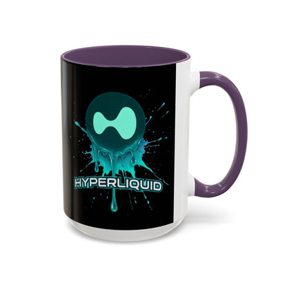 HYPE Drip Black Accent Mug by cypherpunkgear.com
