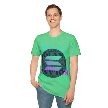 Solana Solana Solana (SOL) DKcolors Unisex T-Shirt by cypherpunkgear