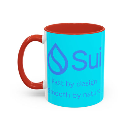 SUI Light Blue Accent Mug by cypherpunkgear.com