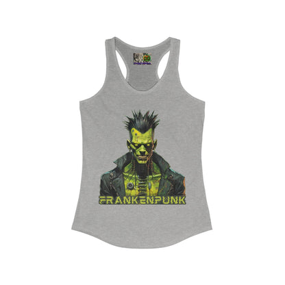Frankenpunk Women's Racerback Tank Top by CreepyCrafts.boo