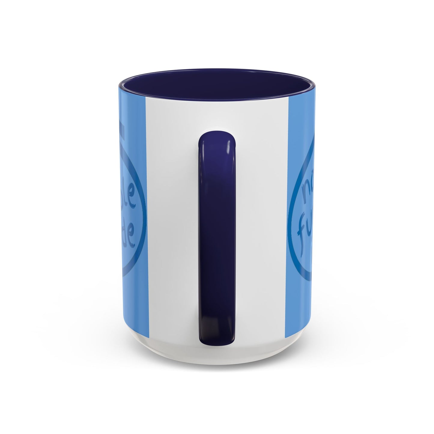 Non-Fungible Inside Light Blue Accent Mug by cypherpunkgear.com