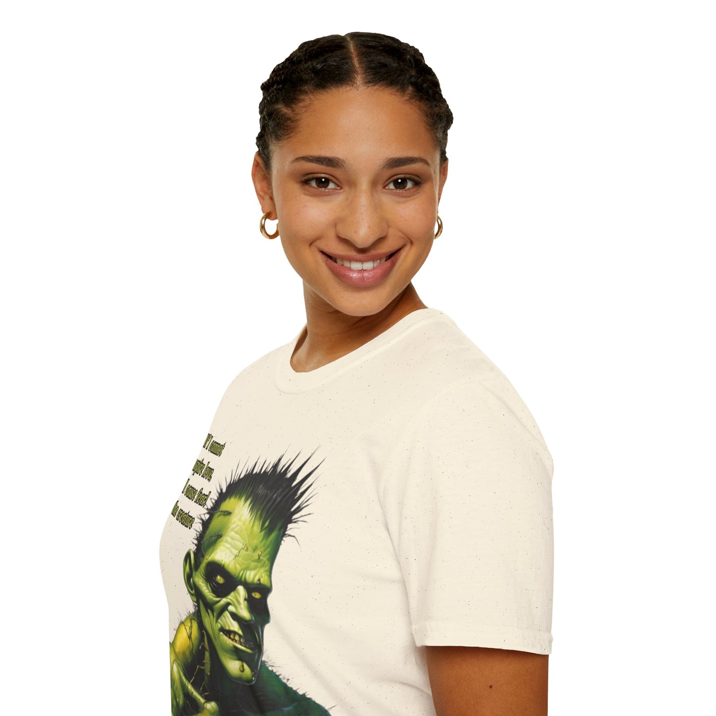 Frankenstein's Creature Light colors Unisex T-Shirt by CreepyCrafts.boo