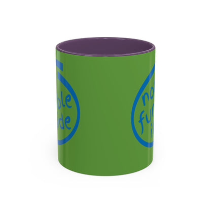 Non-Fungible Inside Green Accent Mug by cypherpunkgear.com