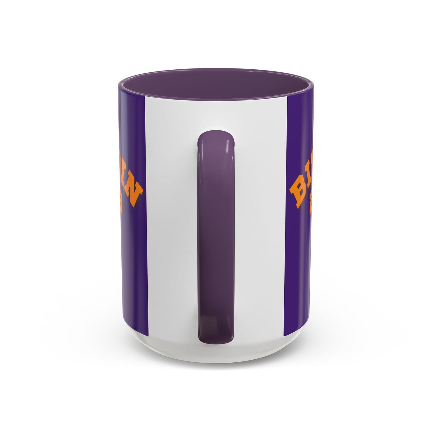 Bitcoin 2009 Dark Purple Accent Mug by cypherpunkgear.com