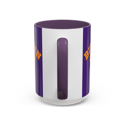 Bitcoin 2009 Dark Purple Accent Mug by cypherpunkgear.com