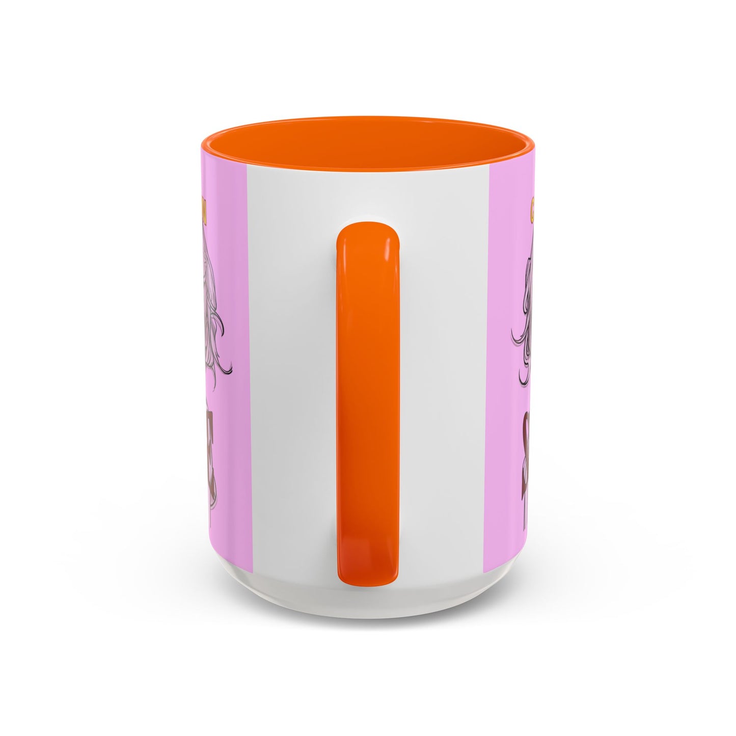 Caution, Savage Pink Accent Mug by cypherpunkgear.com