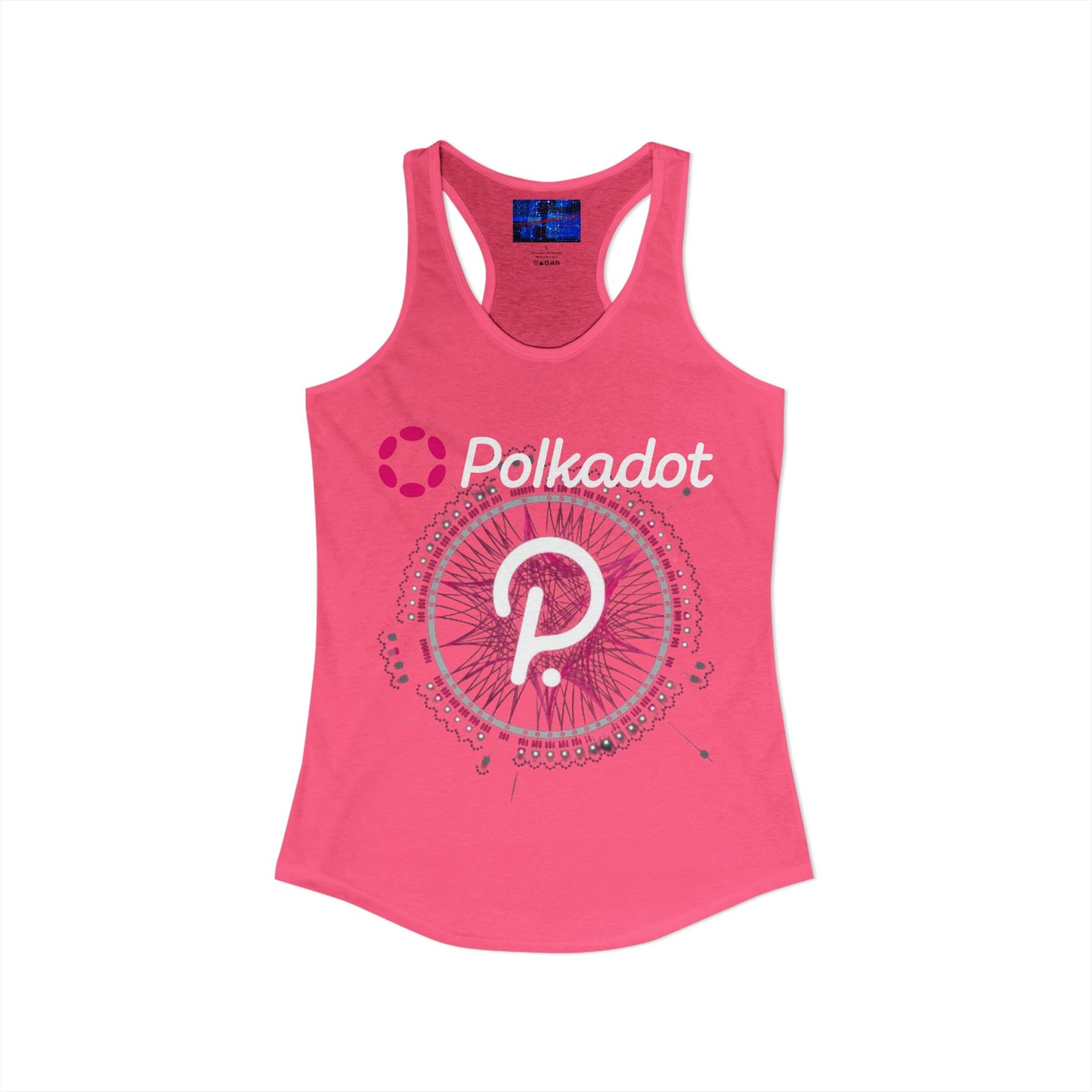Polkadot (DOT) Women's Racerback Tank Top by cypherpunkgear.com