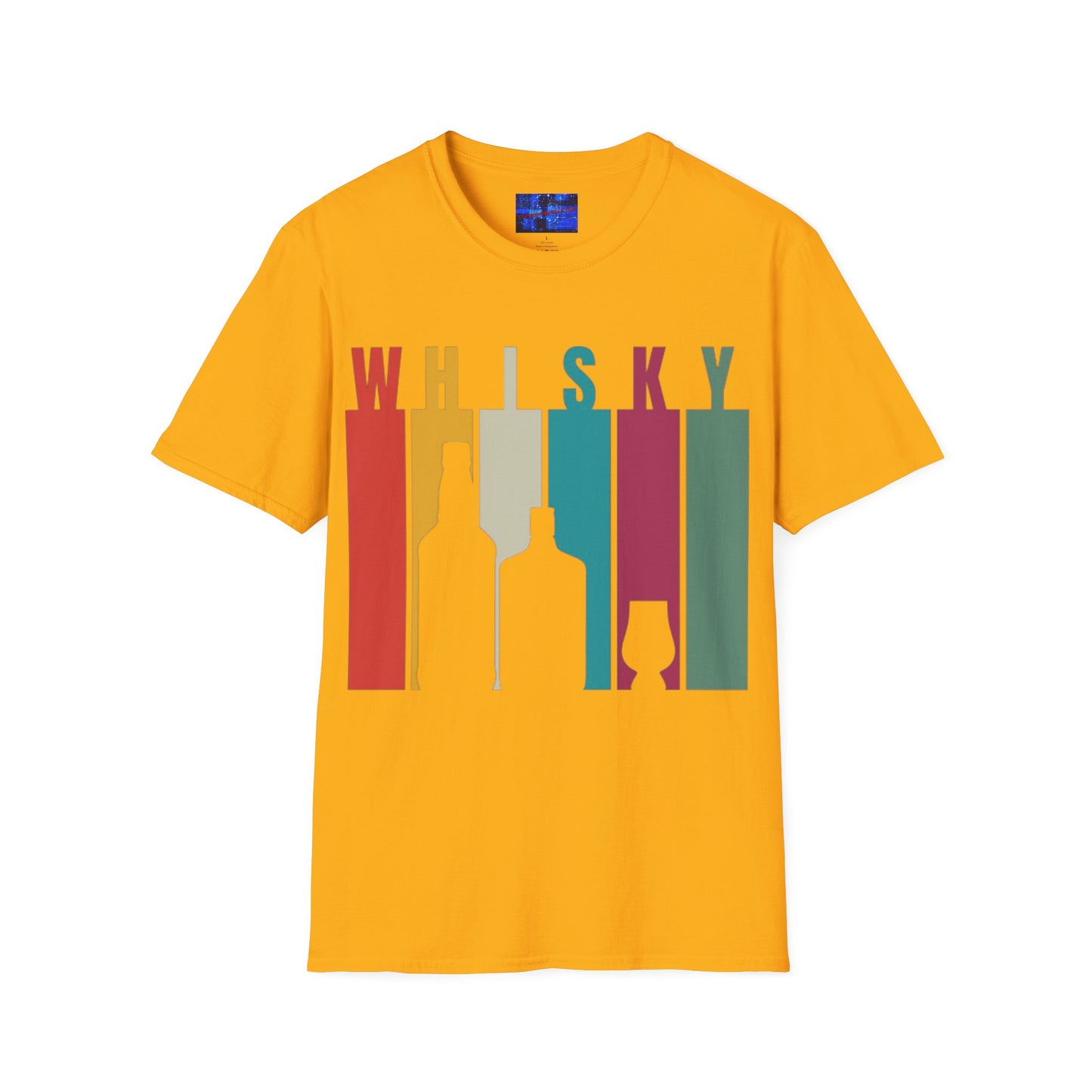 Whisky spelled without an 'e' LTcolors Unisex T-Shirt by cypherpunkgear.com