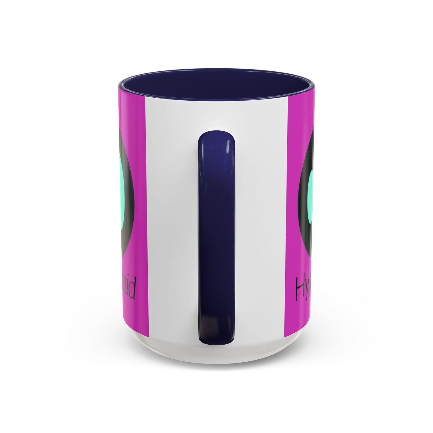 Hyperliquid Black font Pink Accent Mug by cypherpunkgear.com