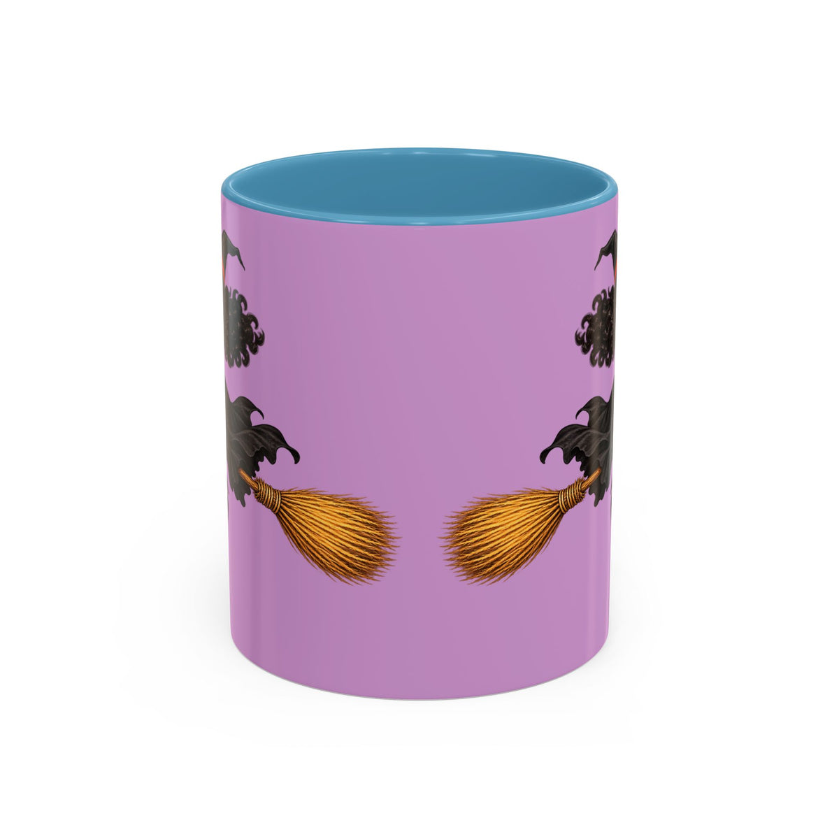 Velvet Vex Pink Accent Mug by CreepyCrafts.boo