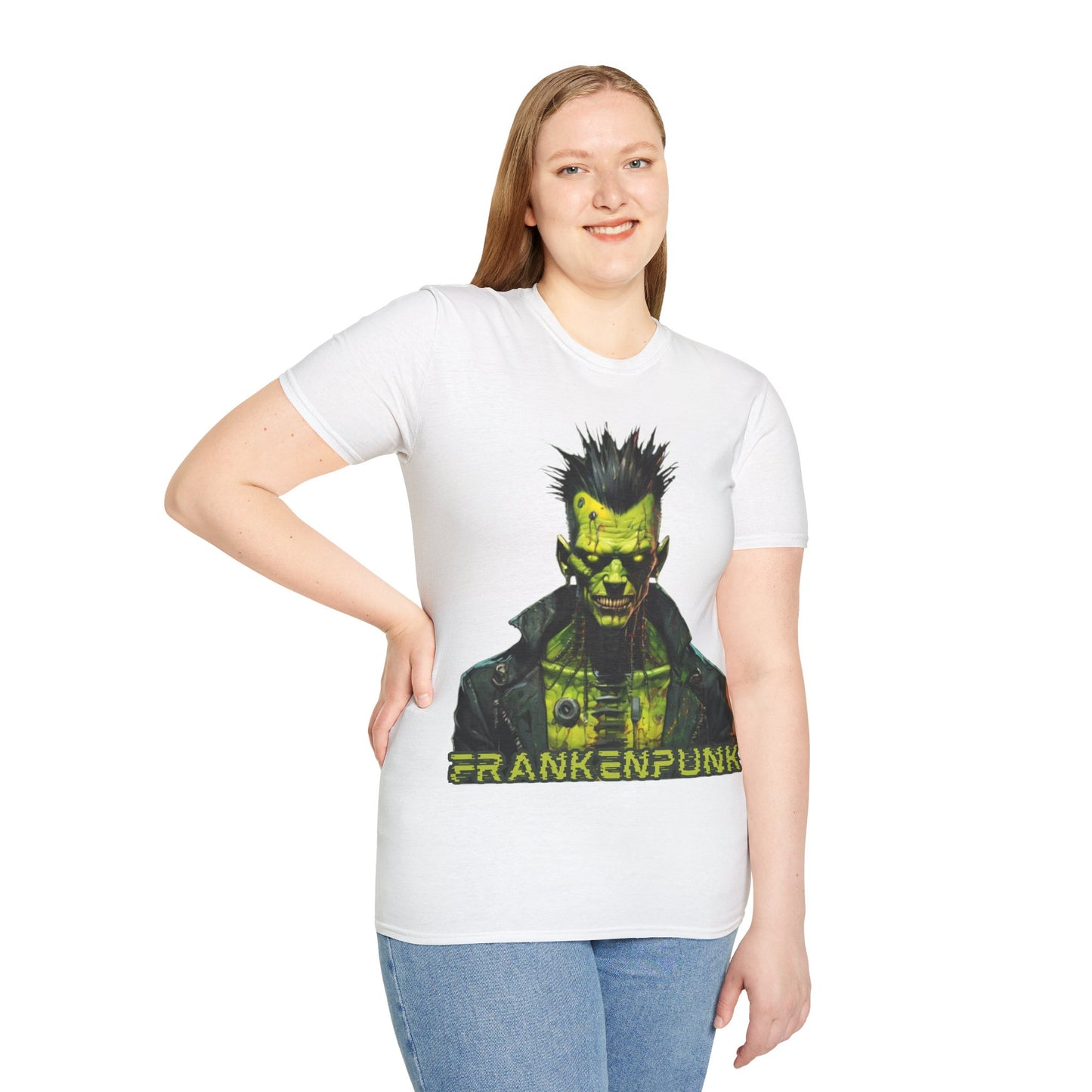 Frankenpunk Light colors Unisex T-Shirt by CreepyCrafts.boo