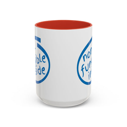 Non-Fungible Inside White Accent Mug by cypherpunkgear.com