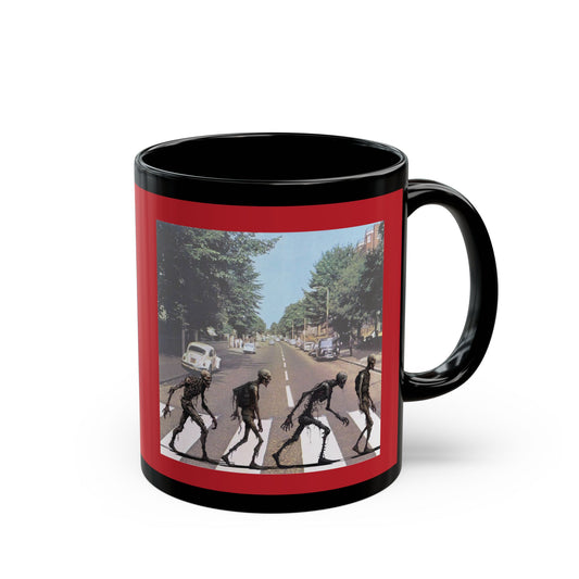2-sided, Scabby Road Red Mug by CreepyCrafts.boo
