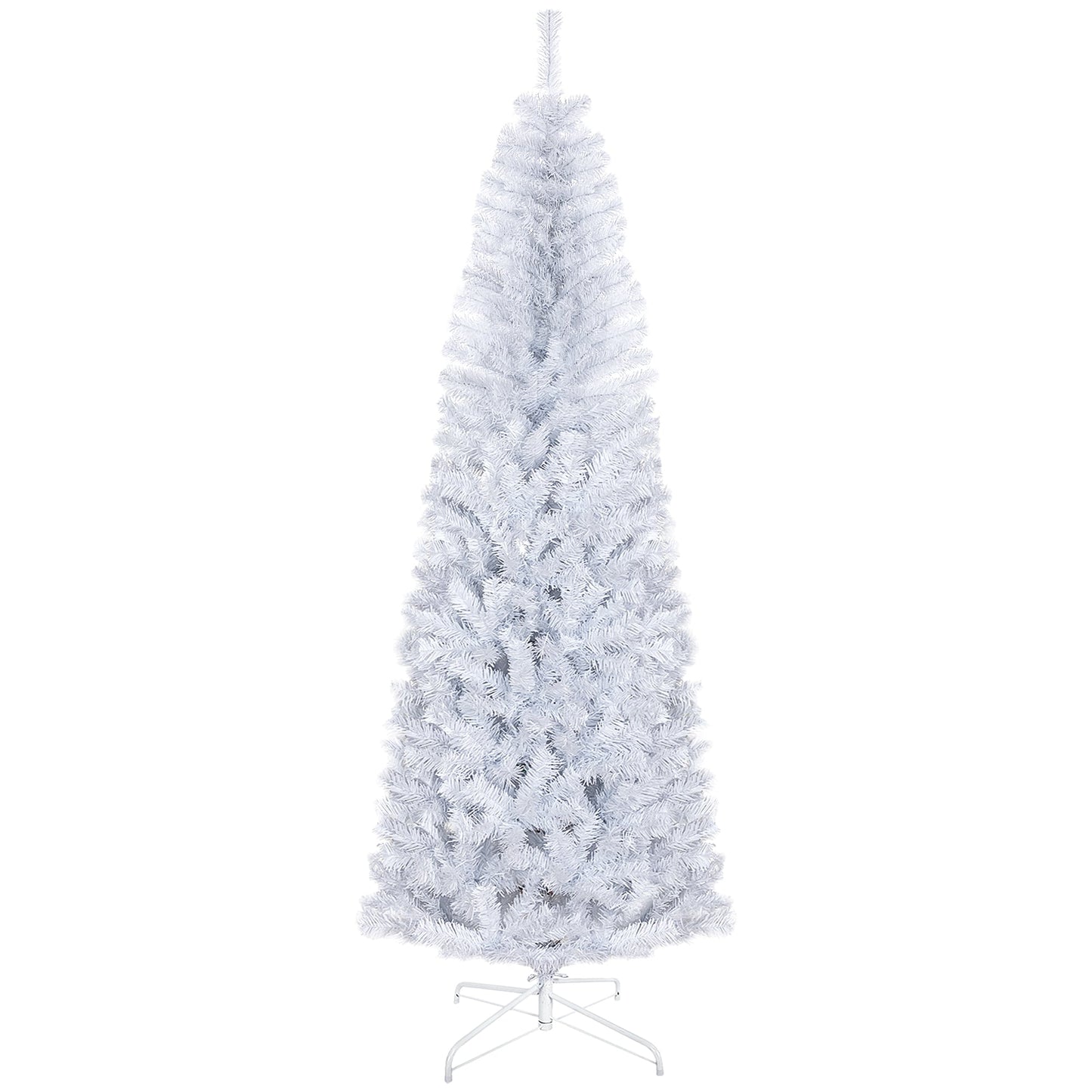 HOMCOM 7ft Pencil Christmas Tree