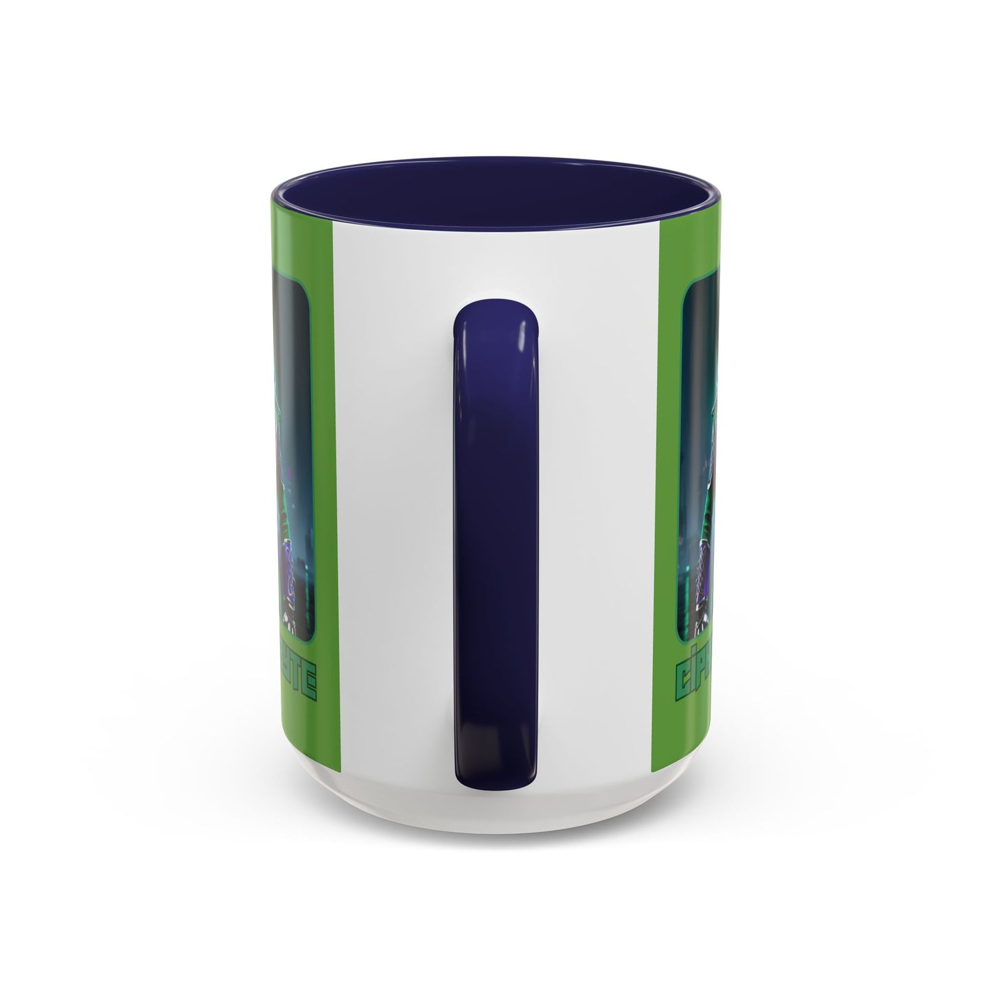 Cipher McByte Accent Mug by cypherpunkgear.com