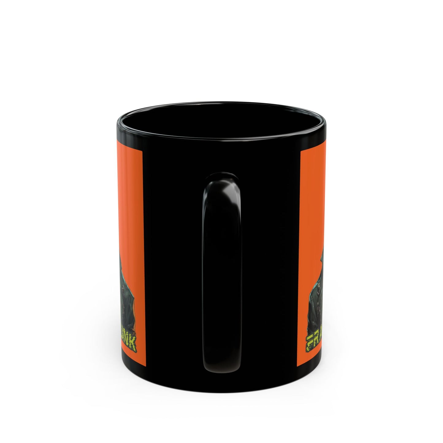 Frankenpunk Orange Mug by CreepyCrafts.boo