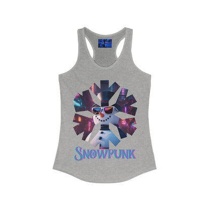 Snowpunk Women's Racerback Tank Top by cypherpunkgear