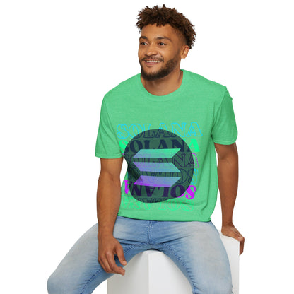Solana, Solana, Solana (SOL) Dark colors Unisex T-Shirt by cypherpunkgear.com